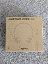 BRAND NEW  Logitech H570e USB Stereo Wired Headset - Black (981-000574) picture