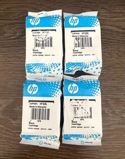 Lot of 4 - New Without Box - HP 62XL High Yield Black Ink Cartridges picture