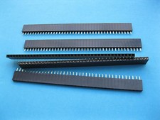30 pcs Gold Plated 2.54mm 1x40 40pin Pin Header Female Sockets Single Row Strip picture