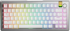 Glorious GMMK 3 Pro HE 75% Silver Wireless Mechanical Gaming Keyboard picture