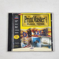 Mindscape Print Master Gold Classic Edition 3.0 Version PC CD-ROM picture