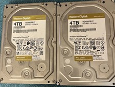 Lot Of 2  4TB Western Digital Gold HD SATA 6Gb/s DC HA750 No Work FOR PART ONLY picture
