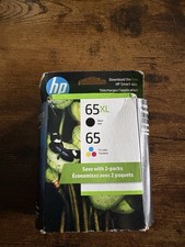 HP 65XL/65 High-Yield Ink Cartridge Combo - Black/Tri Color - EXP: 05/2027 picture