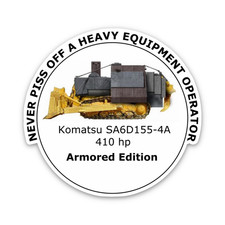 Heavy Equipment Operator Sticker-Killdozer Decal for Laptops & Indoor Use 1.5-6