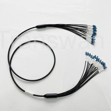 10/30/50 Meters Outdoor Armored Pre-terminated 16 x Stands OS2 SM Fiber Cables picture