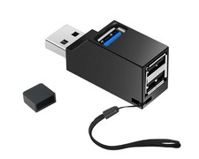 USB Hub,3 Port High USB 3.0 Speed Splitter Plug and Play Bus Powered for MacB... picture
