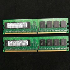 Vintage Samsung M378T3253FG0-CD5 512MB (2x256MB) DDR2-533 PC2-4200 240-Pin DIMM picture