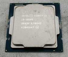 INTEL CORE I3-10105 3.70GHz (4.40GHz W/ TURBO) SRH3P LGA1200 PROCESSOR #168609# picture