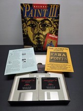 RARE AMIGA DELUXE PAINT III  with Animation by Electronic Arts  Commodore 1989 picture