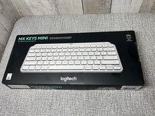 Logitech MX Keys Mini for Business Keyboard, Pale Gray with White Keys - Backlit picture