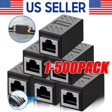 RJ45 Inline Coupler Cat7 Cat6 Cat5e Cat5 Ethernet LAN Network Cable Adapter Lot picture