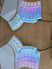 White Glove 80 keyboard R2 Silent Switches Plum Blossom Excellent Condition picture