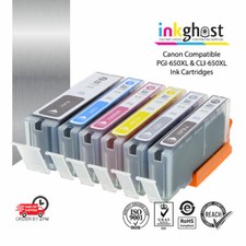 Inkghost Ink Cartridges PGI-650 CLI-651 PGI-650XL CLI-651XL for Canon printer BK picture