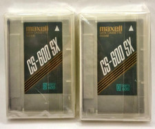 2x Maxell CS-600 SX 600MB Data Cassette Tapes New Sealed NOS Japan picture