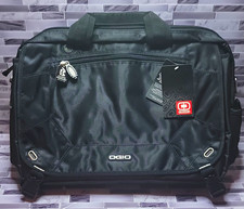 NEW OGIO Padded Nylon Shoulder/Messenger Laptop Bag Case Black 17in Audio Pocket picture