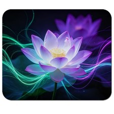 HAOSSUW Mouse Pad, Lotus Flower 9.5x7.9 picture