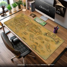 Hoenn Region Pokémon Mouse Pad – Vintage Fantasy Map from Ruby & Sapphire picture