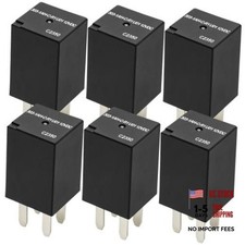 Relay 303-1AH-C-R1-U01 (Pack of 6) - SPNO 20A 12VDC Micro Automotive Relay for picture