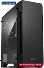 S3 - ATX Mid-Tower PC Case - Full Acrylic Side Panel - 3x Case Fan 1... picture