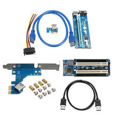 PCI-E Express X1 to Dual PCI Riser Extend Adapter Card USB 3.0 PCI-E 1x to 16x picture