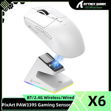 ATTACK SHARK X6 Lightweight Wireless Gaming Mouse with Anti Slip Mouse Grip Tape picture