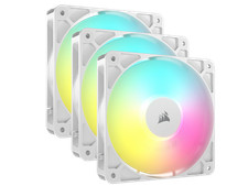 CORSAIR RS120 ARGB PWM 120mm Fans Triple Pack - White - Simplified Control - Dai picture