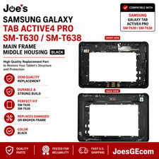 Samsung Galaxy Tab Active4 Pro SM-T630 SM-T638 Main Frame Middle Housing Black picture