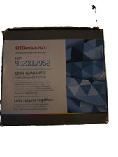 New Office Depot 952XL Ink Cartridges Set Black Yellow Cyan Magenta High Yield picture