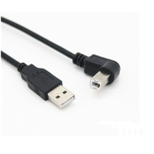 1m USB 2.0 A Male to USB B Male 90 Degree Right Angle Printer Scanner Cable picture