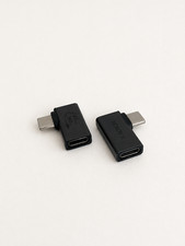 XAOSUN Right Angle USB C Adapter, 90° Thunderbolt 4, 240W Fast Charge (2 Pack) picture