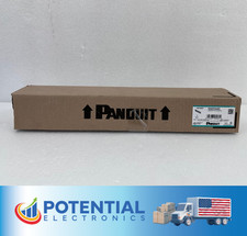 NEW Panduit NetKey NK6PPG48Y Cat6 48-Port 2U Punchdown Patch Panel 19 in Rack 🚚 picture