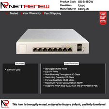 US-8-150W Ubiquiti UniFi Switch 8-Port PoE Gigabit 150W picture