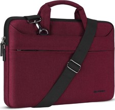 15.6 inch Laptop Messenger Shoulder Bag Tote Bag for Women for Men, Fuchsia picture