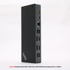 Lenovo ThinkPad Hybrid USB-C USB-A Dock 40AF DUD9011D1 DisplayLink 4K  w/ 90W AC picture