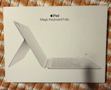 Apple iPad Magic Keyboard Folio Keyboard Folio/Case White w/ Integrated Stand picture