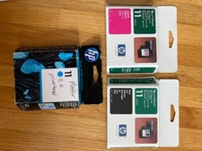 New  3 X Genuine HP 11 PRINTHEAD C4810A C4811A C4812A  Exp 2014 & 2004 picture