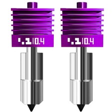 MPVD Low-Friction 0.4mm Hotend Nozzles 2-Pack for Bambu Lab P2S X2D H2 A2L picture
