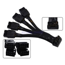 16AWG 4x8Pin PCI-E to 16Pin (12+4) PCIE5.0 12VHPWR Connector 90° UP Elbow Cable picture