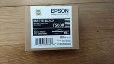 2019 GENUINE EPSON T5808 MATTE BLACK INK STYLUS PRO 3800 3880 FACTORY SEALED picture