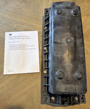 3M 2178-S Optical Fiber Splice Closure 2178-L/S Series w/ Gasket Black picture