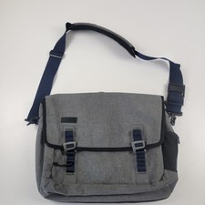 Timbuk2 Command Messenger Bag Laptop Gray Blue Multi-Pockets Shoulder Strap picture