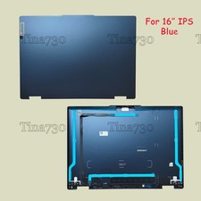 New IPS Lcd Back Cover Rear Lid For Lenovo ideapad 5 2-in-1 16AHP9 16IRU9 Blue picture