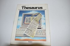 TANDY CAT # 25-1252 VINTAGE THESAURUS SOFTWARE FOR DESKMATE TEXT W/ BOX  (TEY71) picture