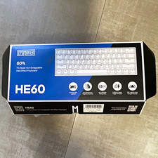 EPOMAKER HE60 Tri-Mode Hot-Swappable Hall Effect Mechanical Keyboard White picture