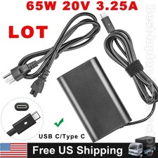 LOT 65W USB C Charger for Dell Latitude 5420 7410 7420 7400 5520 7320 5320 5300 picture