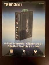 TRENDnet TI-PG62B, 6-Port Industrial Gigabit PoE+ DIN-Rail Network Switch picture