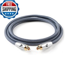 Impeto Premium Fiber Optic Audio Cable 6.5ft Toslink 24K Gold-Plated Glass Core picture
