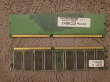 Infineon HYS64D32300GU-6-B 256MB PC-2700U DDR-333 N-ECC RAM Memory X2 picture