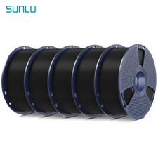 SUNLU 5×1KG PLA Matte PLA+ PLAMETA PETG SILK ABS 3D Filament Combo picture