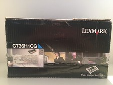 Lexmark C736H1CG Cyan Toner Cartridge C736, X736, X738. New picture